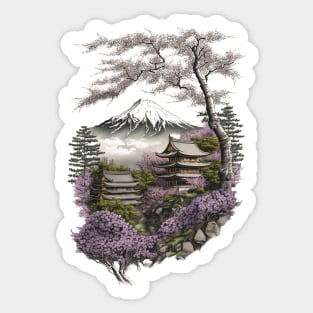 Japans Natural Wonders Mount Fuji Sticker